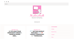 Desktop Screenshot of muslimahtalk.com
