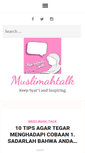 Mobile Screenshot of muslimahtalk.com